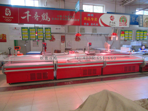 B562北京市豐臺(tái)區(qū)露水滴菜市場(chǎng)鮮肉柜
